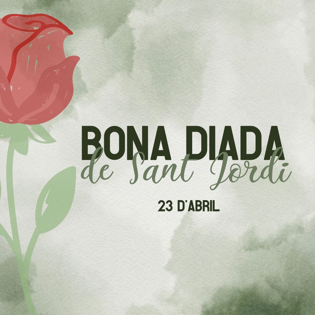 Feliç diada de Sant Jordi