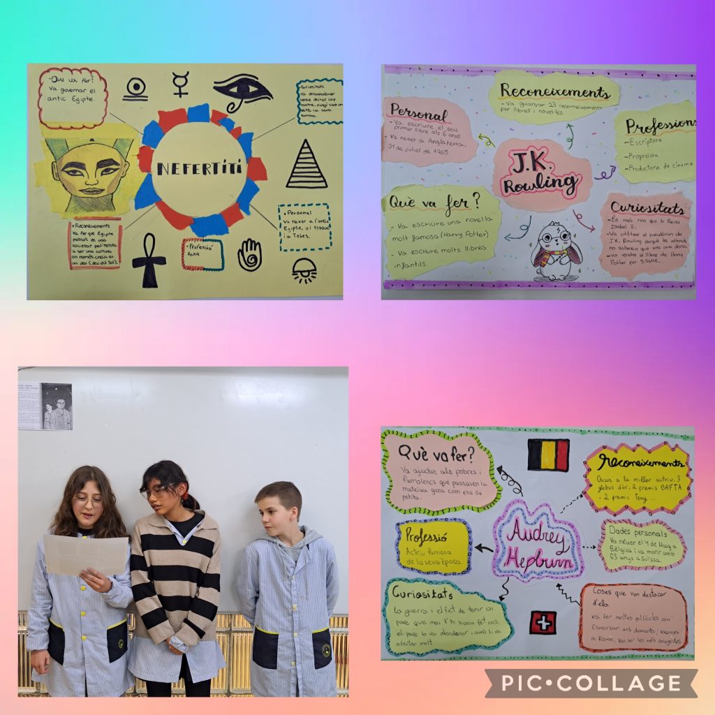 A 6è hem practicat els mapes mentals per tal de sintetitzar la informació de forma clara i entenedora. Una eina molt útil a l’hora d’estudiar o fer presentacions.