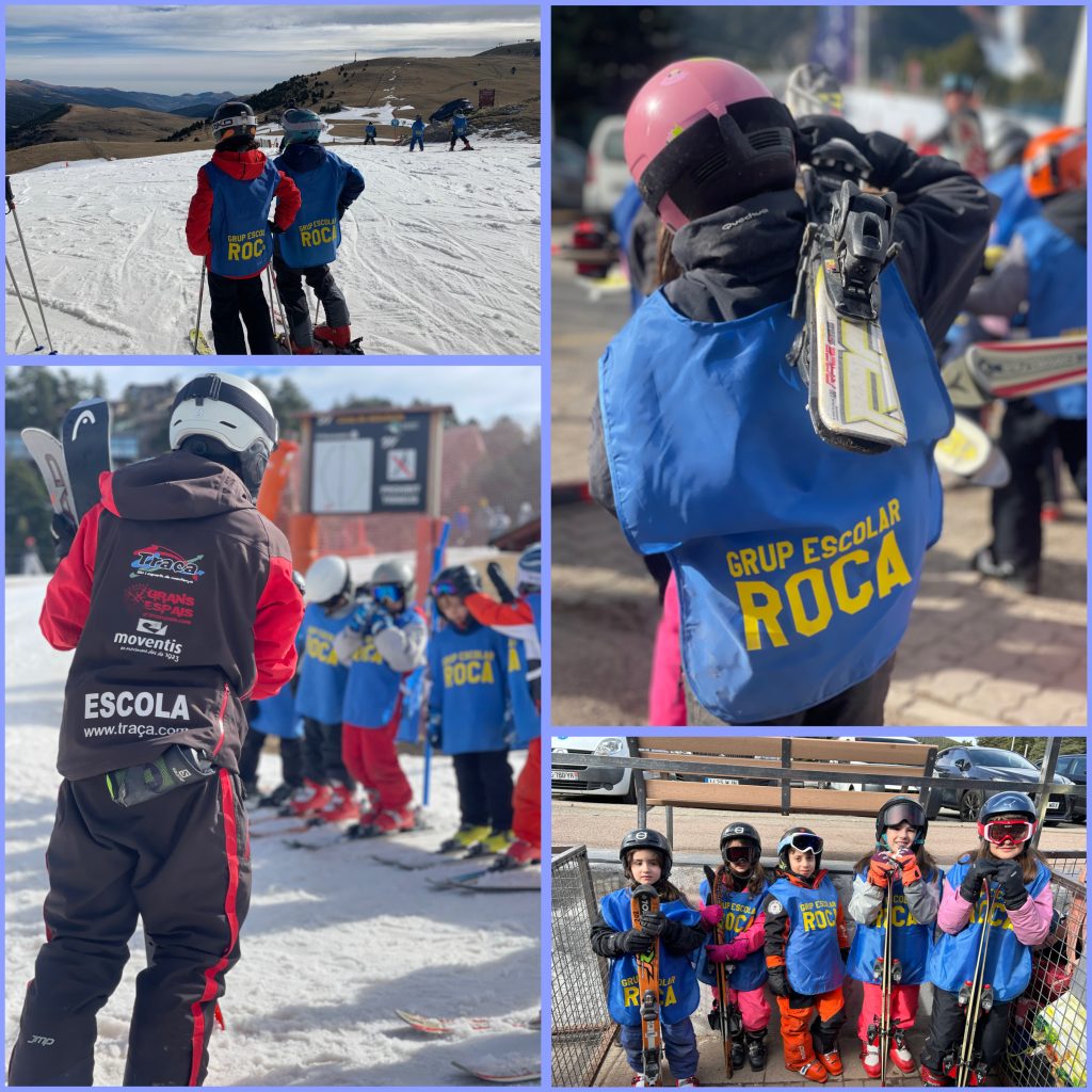 El Grup Escolar Roca organitza unes convivències d'esquí per als alumnes de 1r a 6è de primària. Durant uns dies emocionants a les pistes, l'alumnat gaudeix de l'esport d'hivern mentre aprèn noves habilitats en un entorn natural únic.