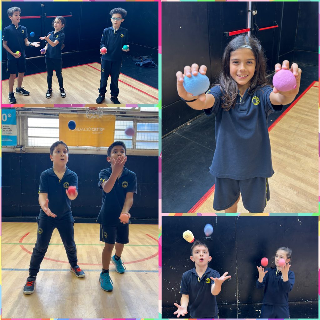 A cicle mitjà, hem realitzat un projecte que combina Arts&Crafts i Educació Física per treballar de manera transversal.