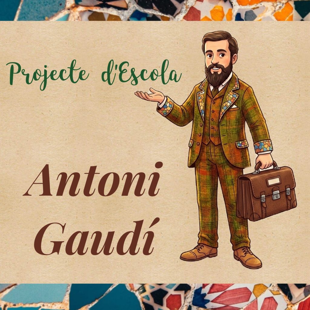 Aquest any, en commemoració del centenari de la mort d'Antoni Gaudí, hem decidit dedicar-li el nostre projecte d'Escola. Des dels més petitons de bressol als més grans de sisè ens endinsarem en la màgia del seu món de natura, formes i colors.